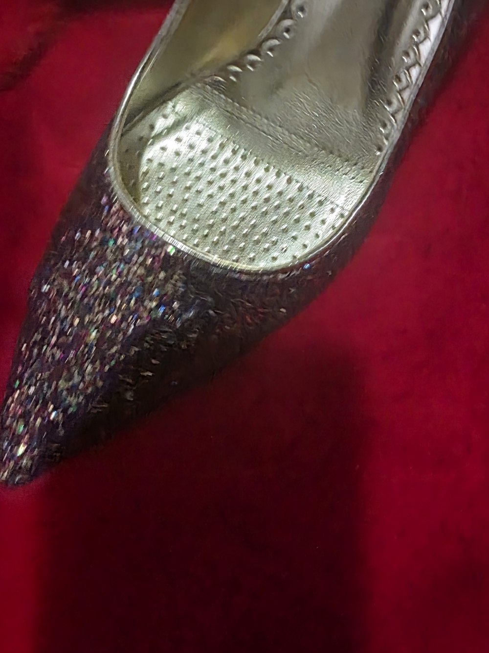 J.Renee Glitter Pointed Toe Pumps in Multi-Color - Picture 6 of 6